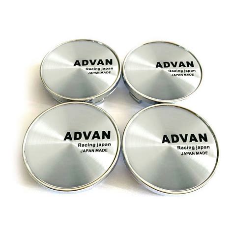 Pcs Mm Advan Racing Wheel Caps For Rims Advan Logo Emblem Wheel