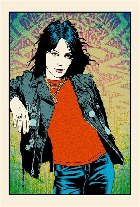 Joan Jett Iconic Music Poster