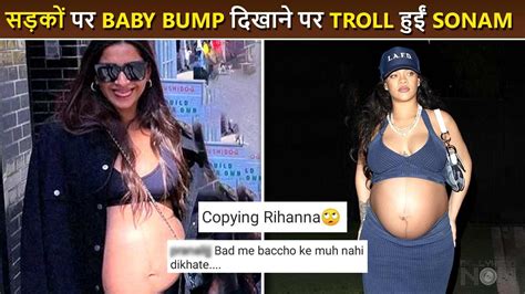 Sonam Kapoor Copies Rihanna Insulted For Flaunting Baby Bump In Public