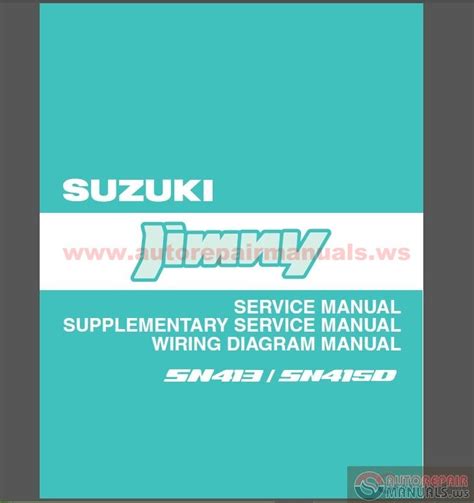 Suzuki Jimny Service Manual Auto Repair Manual Forum