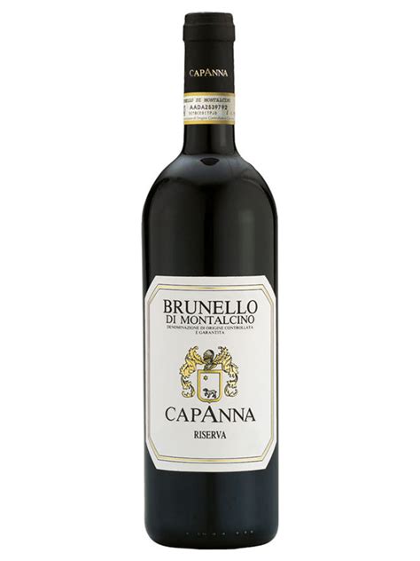 Brunello Di Montalcino Capanna Riserva 2015 Enoteca Corsi