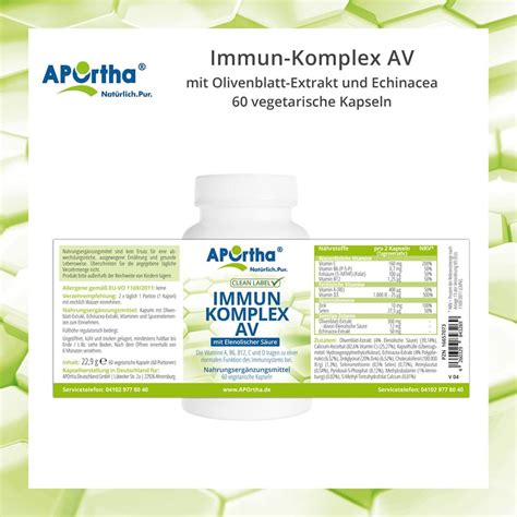 APOrtha Immun Komplex AV Kapseln 60 St Shop Apotheke