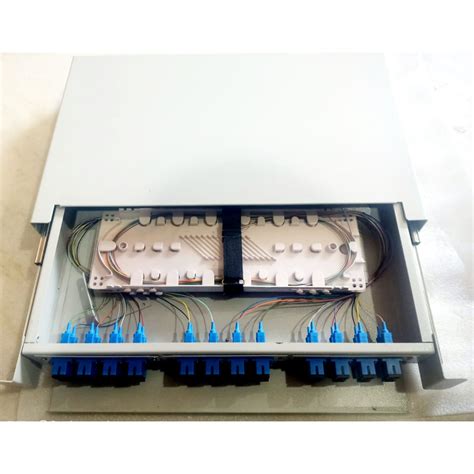 Fibrecart 24 Port Liu Fully Loaded Patch Panel Sliding Type 1u