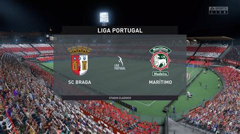 Fifa Sc Braga Vs Mar Timo Liga Portugal Gameplay Youtube