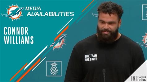 Connor Williams Meets With The Media Miami Dolphins Youtube