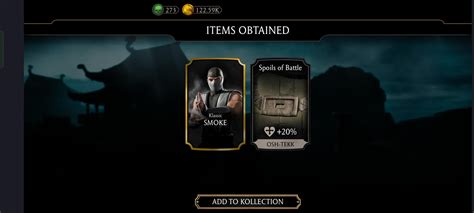 Klassic Smoke From Mk11 Kombat Pack R Mkxmobile