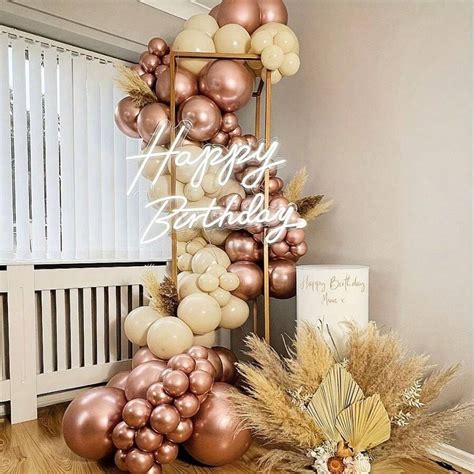 Rose Gold Balloon Arch Set 126pcs Rose Gold Balloon Sand White Balloon