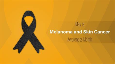 Melanoma And Skin Cancer Awareness Month Illustration Vector