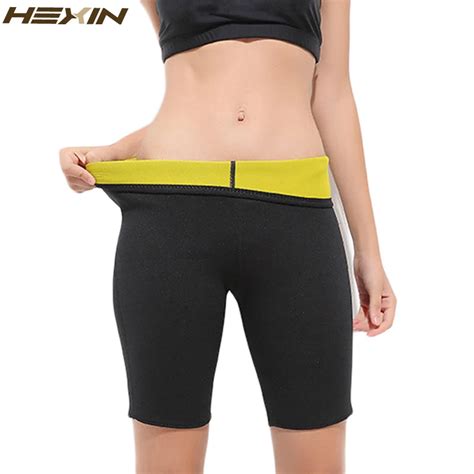 Aliexpress Buy HEXIN Slimming Body Shapers Stretch Shorts Pants Hot Sauna Sweat Neoprene