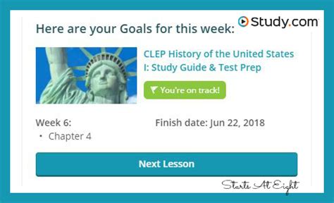 Online CLEP Test Prep with Study.com - StartsAtEight 