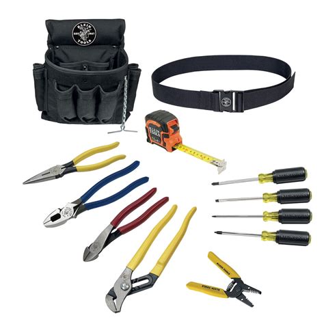 Klein Tools 92003 12 Piece Electrician Tool Set