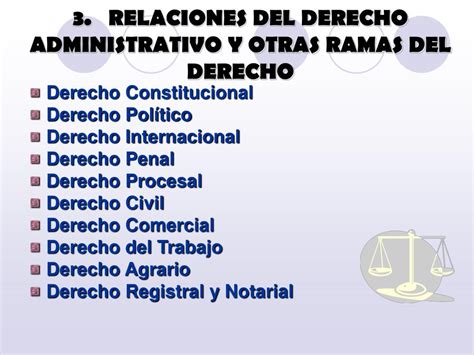 Relacion Del Derecho Administrativo Con Otras Ramas Del Derecho 86625