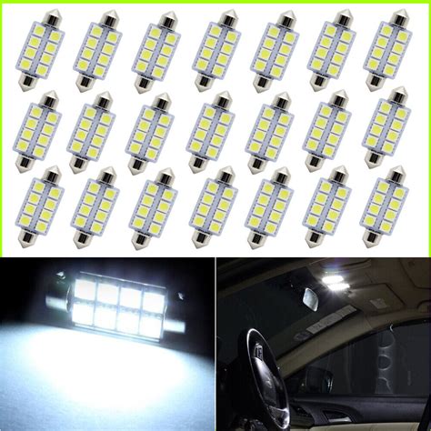 X Mm Led Festoon Bulbs Smd Car Interior Dome Map Light Lamp