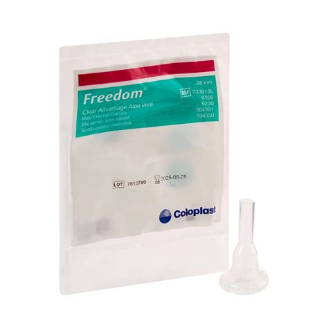 Coloplast Freedom Clear Male External Condom Catheter 28mm