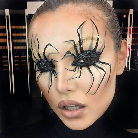 Spinnen Make Up Halloween De Make Up