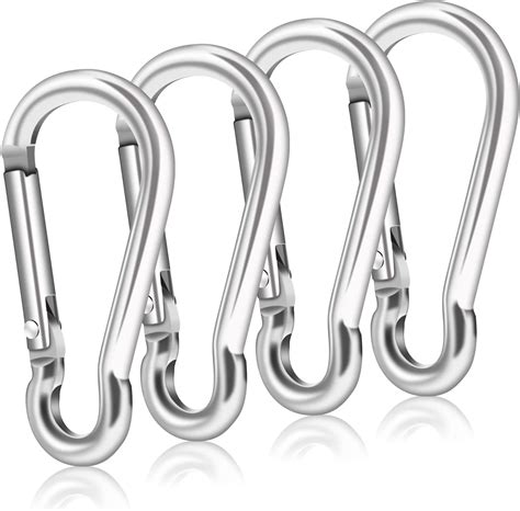 Flag Pole Ring Replacement Carabiner Clips Pcs Aluminum Alloy Flag