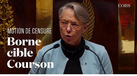 Motion De Censure Elisabeth Borne Cible Charles De Courson Opposant