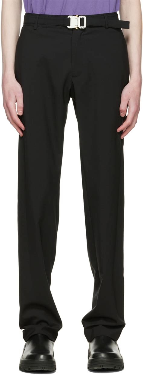 1017 ALYX 9SM Pantalon Noir En Laine SSENSE France