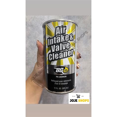 Jual Bg Air Intake And Valve Cleaner Pn 260 Wor 325ml 325 Ml Shopee