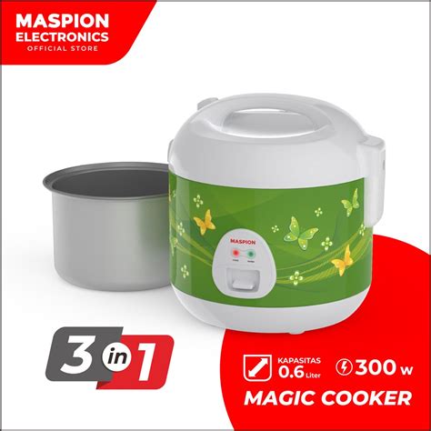 Jual MASPION MRJ 0623 GRBF MAGIC COOKER KAPASITAS 0 6 LITER Shopee