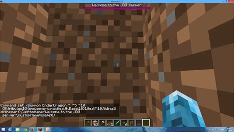 how to spawn a dragon in minecraft
