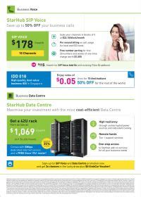 Starhub Business Page Brochures From Sitex Singapore On Tech