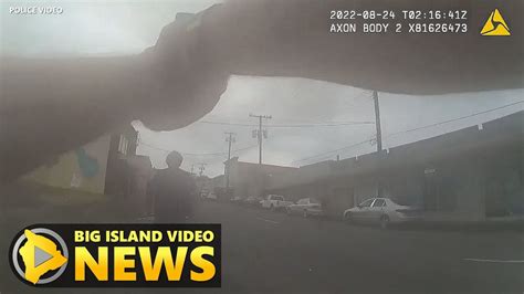 Body Cam Shows Officer Involved Shooting In Hilo Chief Comments Aug 25 2022 Youtube