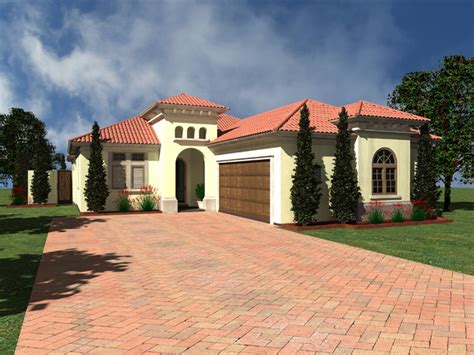 Sater Design Collections 6553 Gavello Home Plan Mediterranean