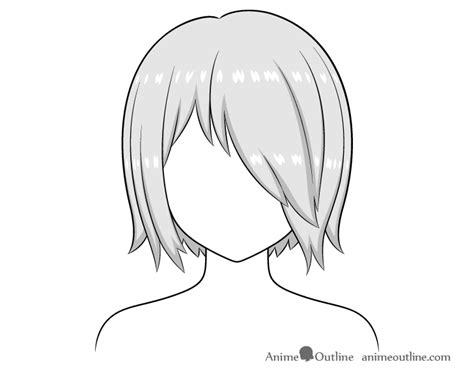 How To Draw Anime Hair Over One Eye AnimeOutline