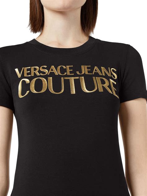 Versace Jeans Couture Γυναικεία Μπλούζα S Logo Thick Foit Shirt 72haht01cj03t