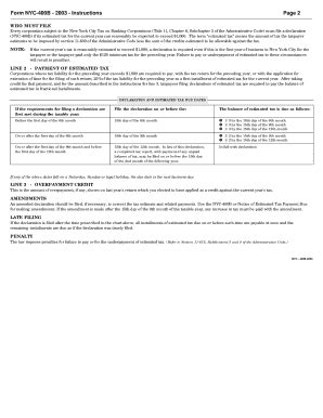 Fillable Online Form Nyc B Instructions Page Formsend