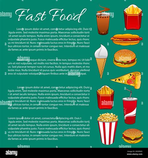 Food Infographic Poster