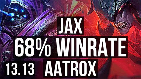 Jax Vs Aatrox Top Winrate Godlike Kr Master