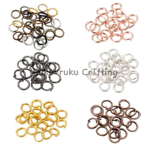 Jual Jump Ring O Ring Sambung Buka Tutup Ring Bulat Bahan Aksesoris