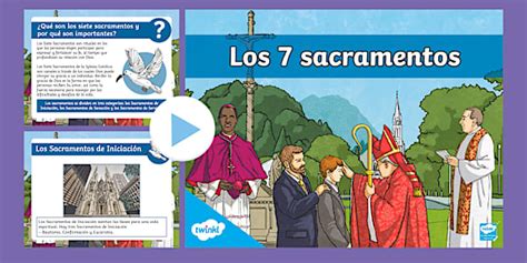 Powerpoint Los 7 Sacramentos Educación Religiosa Twinkl