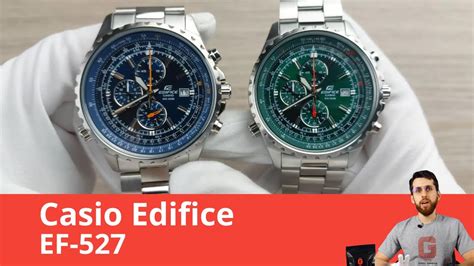 Возрождение Логарифмических Edifice Casio Ef 527d 2a и Ef 527d 3a