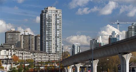 Modern Buildings and Townhouses in Canada Stock Photo - Image of trees ...