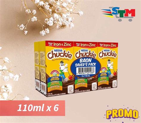 Chuckie Chocolate Milk Drink 110mlx6savers Pack Lazada Ph