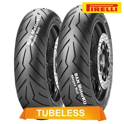 Jual Paket Pirelli Diablo Rosso Scooter Ukuran 12070 15 And 15070 14