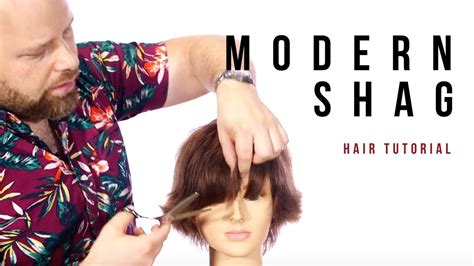 Modern Shag Haircut Tutorial Thesalonguy Youtube