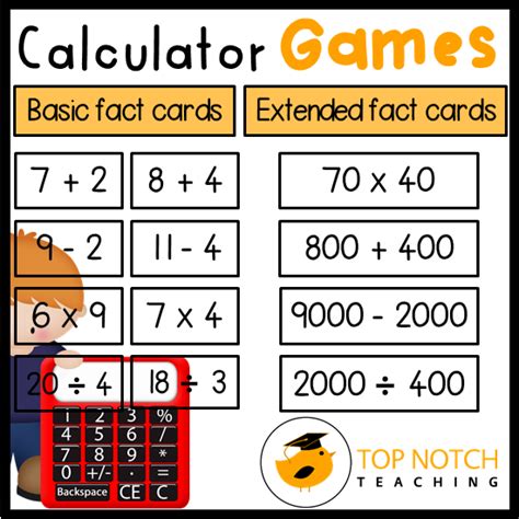 5 Fun Calculator Games And Quick Math Games For Your Math Classroom ...