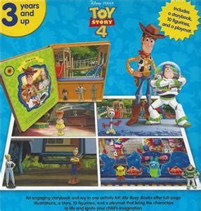 My Busy Book Toy Story Storybook Playmat Figures Woody Buzz Bo