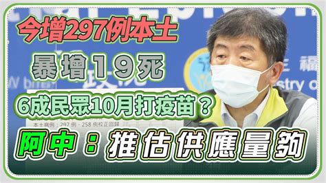 【完整版】今新增297例本土 2境外 258校正 19死 陳時中說明 20210528 1400 ｜三立新聞網 Youtube