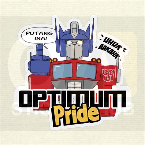 OPTIMUM PRIDE MEME STICKER | Shopee Philippines