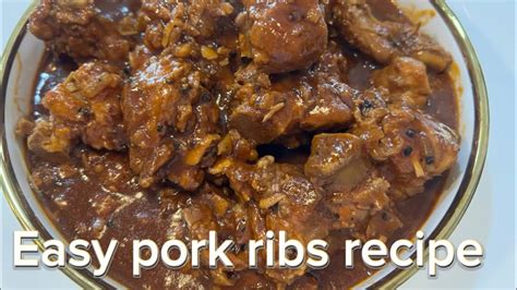 Easy Pork Ribs Recipe Youtube