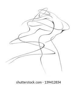 Dancing Couple Pencil Drawing Stock Illustration 139412834 | Shutterstock