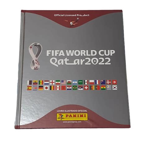 Album Prata Capa Dura Copa Do Mundo Qatar 2022 Panini Submarino