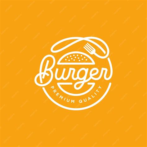 Premium Vector Burgers Logo Design Vector Template