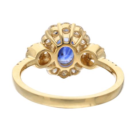 Gold, Oval Shaped Sapphire And Diamond Ring Available For Immediate Sale At Sotheby’s