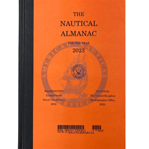 The Nautical Almanac For The Year 2023 Edition Celestial Navigation